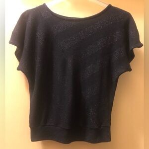 B-Wear Black Short Sleeve Sweater